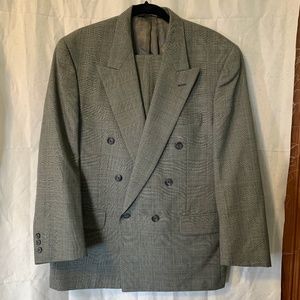 Grey Men's Suit Jacket 46R Pant 36 x 30